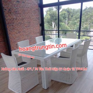 Bàn ghế cafe nhựa giả mây giá rẻ sofa mây nhựa ghế mây tròn ghế trứng nhựa giả mây tròn giá rẻ tại xưởng sản xuất Sài Gòn giá sỉ