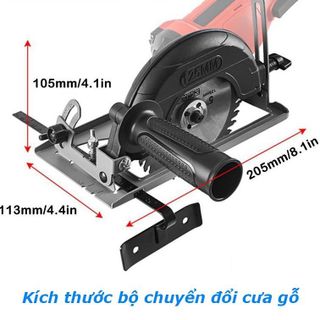 Bộ chuyển đổi từ máy mài sang Cưa Gỗ cầm tay có điều chỉnh góc