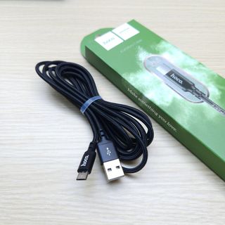 Dây sạc dù chính hãng hoco X14 hỗ trợ sạc nhanh cho tất cả các dòng điện thoại chiều dài cáp 1m - 2m chống rối