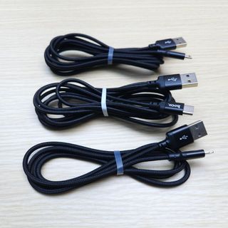 Dây sạc dù chính hãng hoco X14 hỗ trợ sạc nhanh cho tất cả các dòng điện thoại chiều dài cáp 1m - 2m chống rối