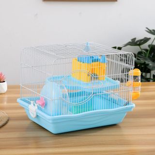 Lồng Hamster [HOÀNG TỬ TO, màu xanh] đầy đủ phụ kiện như hình GIẢM GIÁ XẢ HÀNG TỒN KHO giá sỉ