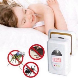 [Lẻ=sỉ] Thiết Bị Đuổi Côn Trùng Pest Reject Bằng Sóng Siêu Âm  An Toàn Không Độc Hại