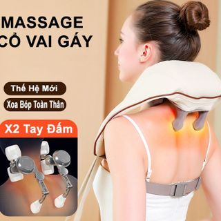 [Lẻ=sỉ] Máy Massage Cổ Vai Gáy 6D Thư Giãn, Cải Thiện Sức Khỏe Dành Cho Văn Phòng, Người Cao Tuổi giá sỉ