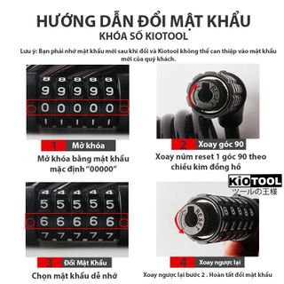 [Lẻ=sỉ] Khóa xe đạp mật mã 5 số chống trộm cao cấp giá sỉ