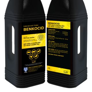 Benkocid 1l - Nanovet pharma Thuốc khử trùng chuồng trại chăn nuôi