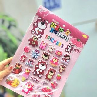 SET 5 TẤM STICKER NỔI/ KÈM TRANH TÔ MÀU SIZE 20*30 giá sỉ