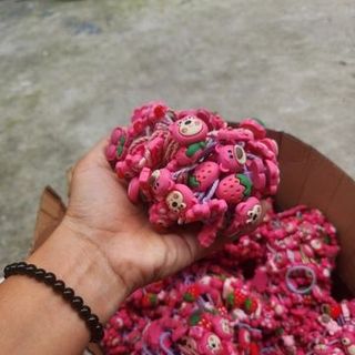 BÓ 100 CHUN BUỘC TÓC GẤU DÂU CHO BÉ