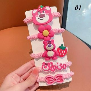 SET 5 BUỘC GẤU HỒNG CHARM ĐẠI - B711