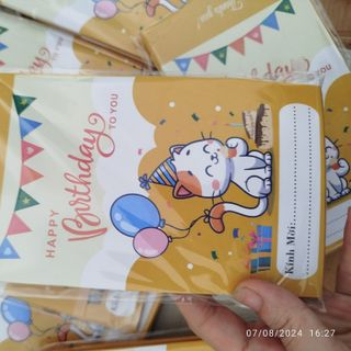 Thiệp sinh nhật viết tay