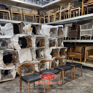Ghế Bull gổ nệm giá rẻ ghế gổ cafe giá rẻ