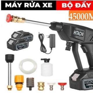 BỘ RỬA XE 2 PIN LỚN 199V HITACHI ÁP LỰC CAO HỘP NHỰA giá sỉ