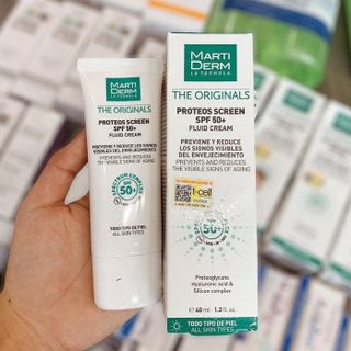 Kem Chống Nắng MartiDerm The OriginalsProteos Screen SPF50+ Fluid Cream 40ml giá sỉ