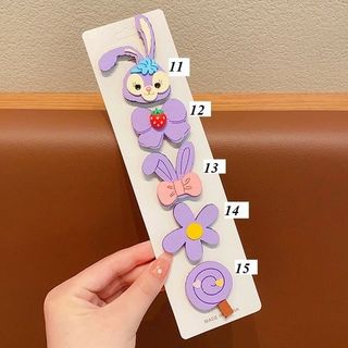 SET 5 MIẾNG DÁN TẠO KIỂU TÓC HOẠT HÌNH CHO BÉ