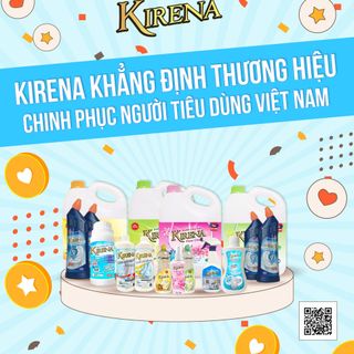 Nước rửa chén hương chanh Kirena 450ml