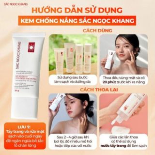 COMBO 02 KEM CHỐNG NẮNG SA MẠC [TUÝP 50G] - SẮC NGỌC KHANG
