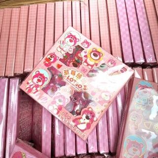 HỘP 100 TẤM STICKER GẤU LOTSO giá sỉ