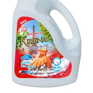 Nước Giặt xả KIRENA hương nước hoa pháp ( cá ngựa) 3,5kg
