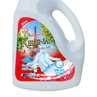 Nước Giặt xả KIRENA hương nước hoa pháp ( cá ngựa) 3,5kg