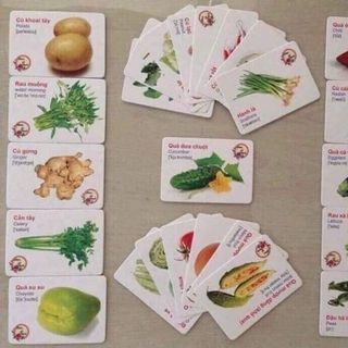 [FREESHIP 50K TOÀN QUỐC] Bộ thẻ học thông minh 16 chủ đề tiếng anh tiếng việt cho bé phát triển trí não