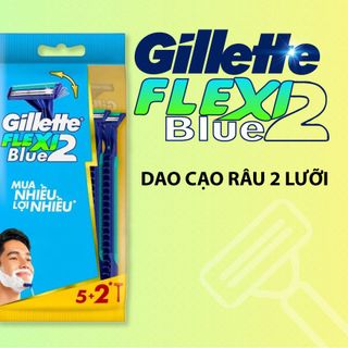 Dao Cạo Râu Gillette Blue 2 Flexi (Gói 5+2) giá sỉ