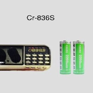 LOA NGHE ĐÀI CRAVEN CR-836 2 PIN USB,THẺ NHỚ,Đài FM