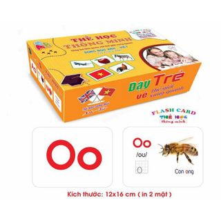 [Loại mới]Bộ Thẻ Học Thông Minh loại to Flashcard 18 chủ đề giá sỉ