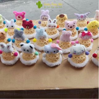 Lồng đèn trung thu, lồng đèn giỏ nhựa hình thú kèm đèn CTB800 - BECHIP