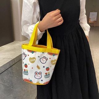 TÚI VẢI CANVAS HOẠT HÌNH ĐỊNH BÌNH NƯỚC VẬT DỤNG CA NHÂN