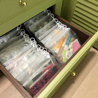 SET 10 TÚI ZIP KHÓA KÉO ĐỰNG VẬT DỤNG CÁ NHÂN