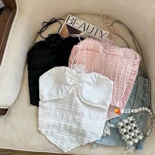 Áo nữ kiểu đính hoa có muốt đệm - Như Ý Boutique