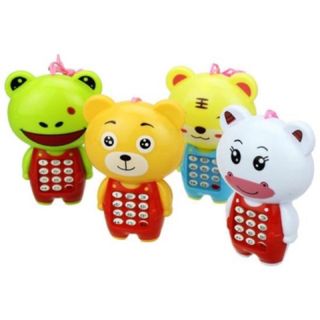 (mẫu ngẫu nhiên) Điện thoại đồ chơi nhiều nút bấm hình gấu cho bé