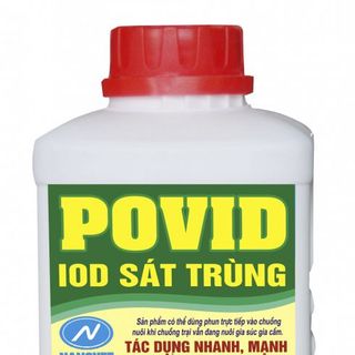 Povid 1lít, khử trùng chuồng trại chăn nuôi