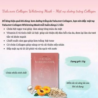 Mặt nạ Collagen dưỡng trắng da giá sỉ