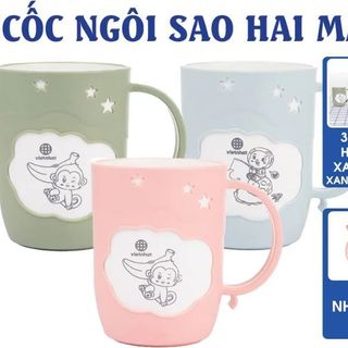 CỐC, LY UỐNG NƯỚC HÌNH NGÔI SAO 2 MÀU giá sỉ