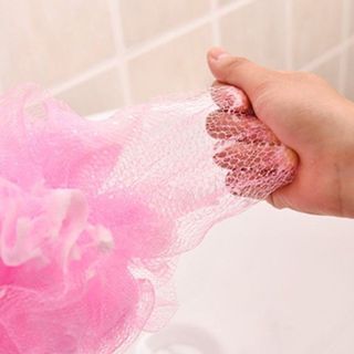 Combo 2 bông tắm tròn tạo bọt giao màu ngẫu nhiên