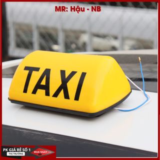 Mào taxi vàng - có đèn - đế nam châm cỡ 35cm giá sỉ