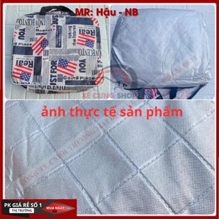 Bạt phủ tráng nhôm 4 chỗ đến 7 chỗ,chống nóng, chống nước, có khóa kéo cánh cửa giá sỉ