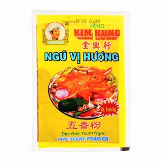 Bột Gia Vị Ngũ Vị Hương Kim Hưng Hộp Nhựa gói 5g Hộp 100 gói giá sỉ