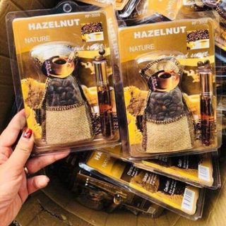 Túi cafe túi treo oto kèm tinh dầu hương Cafe Hazelnut