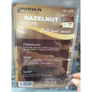 Túi cafe túi treo oto kèm tinh dầu hương Cafe Hazelnut
