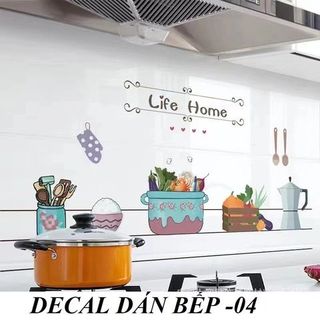 DECAL DÁN BẾP 60*90CM- LAU CHÙI ĐƯỢC