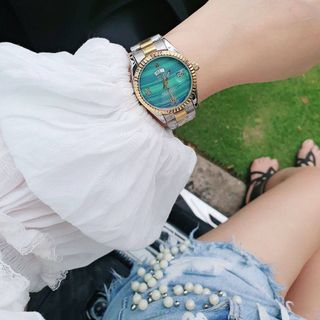 SALE ĐỒNG HỒ NAM NỮ RÔ LE DÂY ĐÚC ĐẶC MẶT CÓ LỊCH THỨ 4