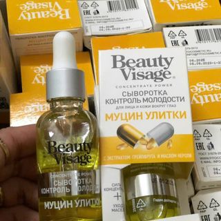 Serum Ốc Sên Tái Tạo Beauty Visage Nga 30ml Dưỡng Trắng, Giảm Nhăn Trẻ Hóa Làn Da