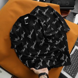 Áo thun ngắn tay nam nữ cổ tròn cotton, unisex họa tiết in cao cấp chất lượng