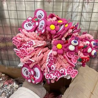 BÓ 100 CHUN BUỘC TÓC CHARM ĐẠI LOTSO giá sỉ