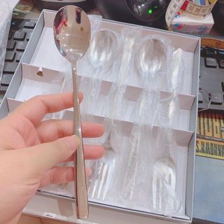 Set 6 Muỗng Dài Inox Cao Cấp Sang Trọng