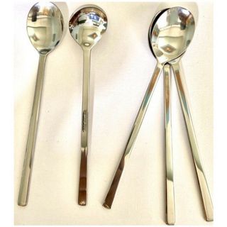 Set 6 Muỗng Dài Inox Cao Cấp Sang Trọng