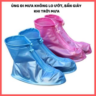 Ủng Đi Mưa Bảo Vệ Giày CÓ GẮN ĐẾ CHỐNG TRƠN TRƯỢT giá sỉ