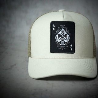 Mũ Át Bích Đen Lưới Cap Chất Cotton Hàn