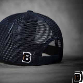 Mũ Át Bích Đen Lưới Cap Chất Cotton Hàn